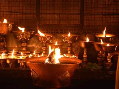 Candle Room Boudhanath Kathmandu