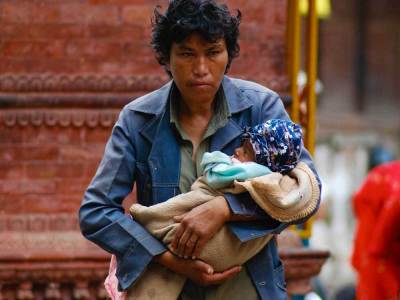 Father and Child-Kathmandu